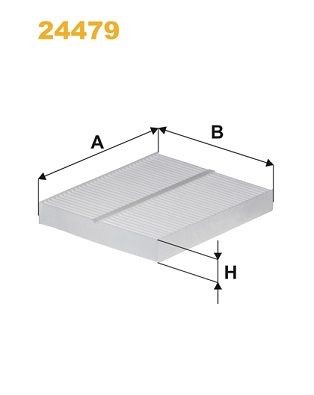 WIX FILTERS Pollen filter Article number: 24479 cheaply
