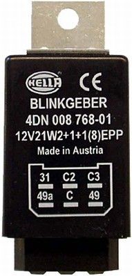 HELLA Flasher Unit Article number: 4DN 008 768-017 cheaply