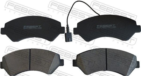 FEBEST Brake pad set Article number: 2501-BOXIIIF cheaply