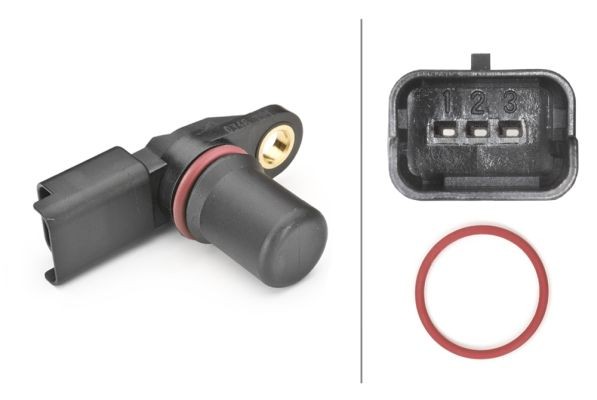 HELLA Camshaft position sensor Article number: 6PU 009 146-611 cheaply