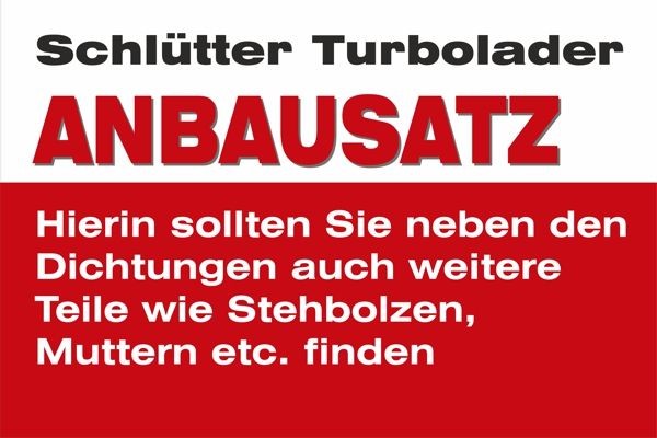 SCHLÜTTER TURBOLADER 253-10330S Montāžas komplekts, Kompresors COMPASS 2.0 CRD 4x4 140 HP Dīzelis
