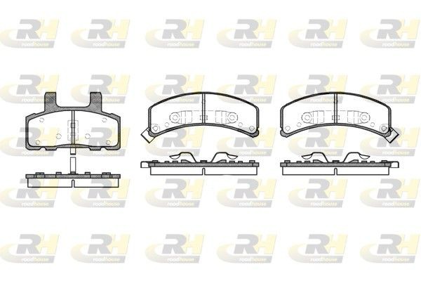 ROADHOUSE Brake pad set Article number: 2552.02 cheaply