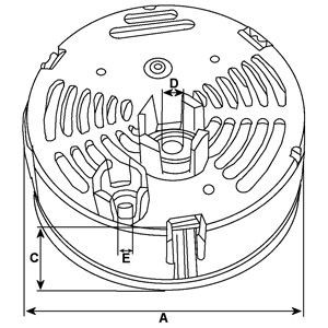 HC-Cargo Air conditioning condenser Article number: 261022 cheaply
