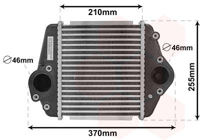 VAN WEZEL Intercooler Article number: 27004275 cheaply