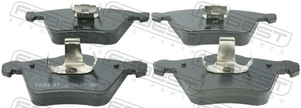 FEBEST Brake pad set Article number: 2701-XC90F cheaply