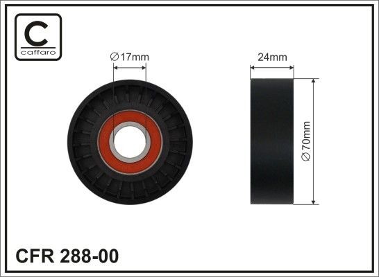CAFFARO Strammehjul, kilerem Varenummer: 288-00 billige