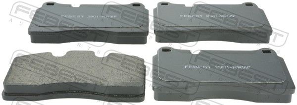 FEBEST Brake pad set Article number: 2901-RRIIIF cheaply