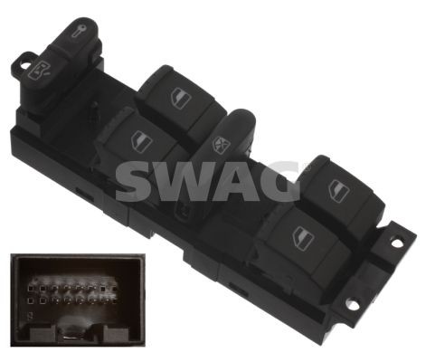 SWAG Control Unit, door actuation Article number: 30 93 7644 cheaply
