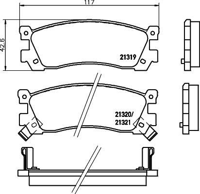 HELLA Intercooler Article number: 8ML 376 727-571 cheaply