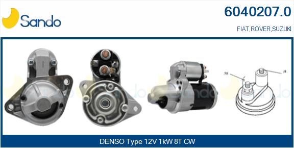 SANDO Startgenerator Artikelnummer: 3015100.1 billigt
