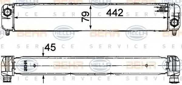 HELLA Engine oil cooler Article number: 8MO 376 725-511 cheaply