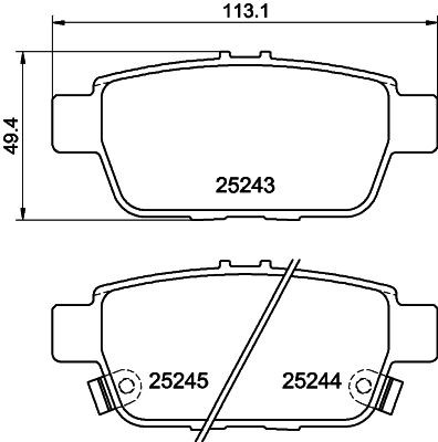HELLA Engine oil cooler Article number: 8MO 376 725-671 cheaply