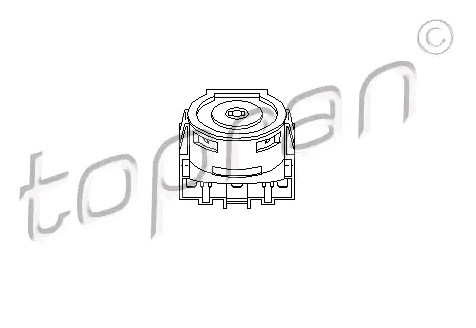 TOPRAN 302 436 Ignition switch TRANSIT 2.4 DI 90 PS Diesel 2006
