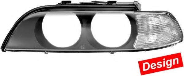 HELLA Lygteglas, forlygte Varenummer: 9ES 152 180-001 billige