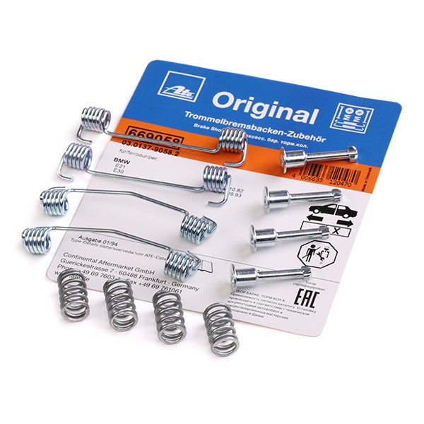 ATE Brake shoe fitting kit Article number: 03.0137-9058.2 cheaply
