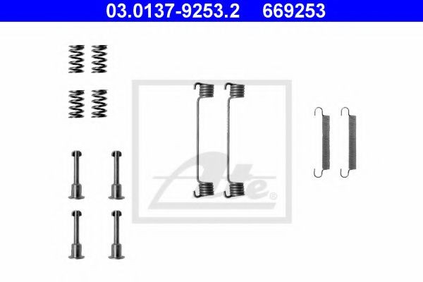 ATE Brake shoe fitting kit Article number: 03.0137-9253.2 cheaply