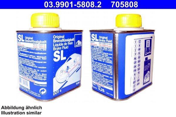 ATE Brake Fluid Article number: 03.9901-5808.2 cheaply