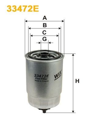 WIX FILTERS Brændstof-filter Varenummer: 33472E billige