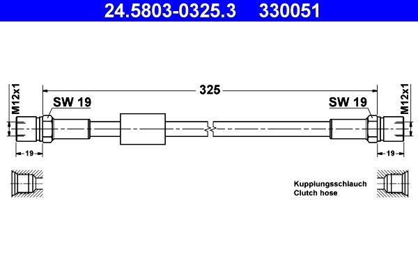 ATE Sidurivoolik Artikli number: 24.5803-0325.3 soodsalt
