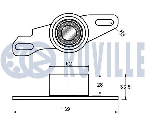 RUVILLE Tensioner Guide, timing chain Article number: 3451108 cheaply