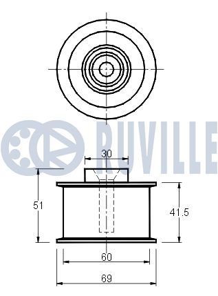 RUVILLE 3454076 Guides, timing chain SHARAN 1.8 TSI 160 PS Petrol 2022
