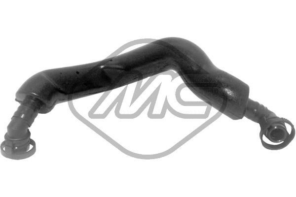 Metalcaucho Slange, krumtaphusventilation Varenummer: 35036 billige