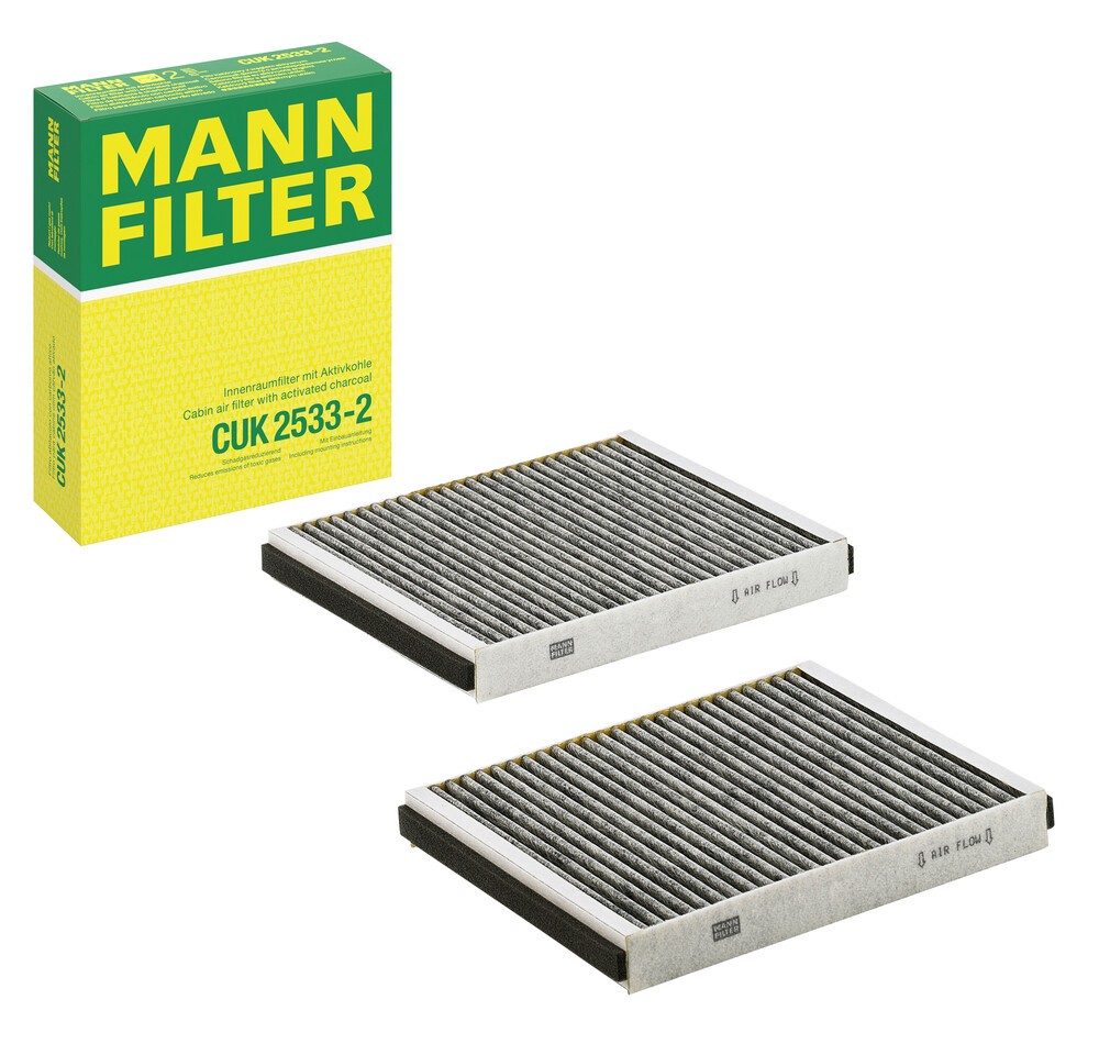 MANN-FILTER Pollen filter Article number: CUK 2533-2 cheaply