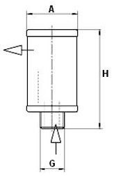 MANN-FILTER Filter, operating hydraulics Article number: HD 12 112 cheaply