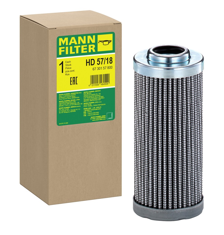 MANN-FILTER Filter, operating hydraulics Article number: HD 57/18 cheaply