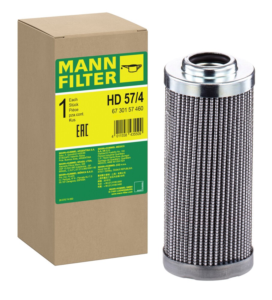 MANN-FILTER Filter, operating hydraulics Article number: HD 57/4 cheaply