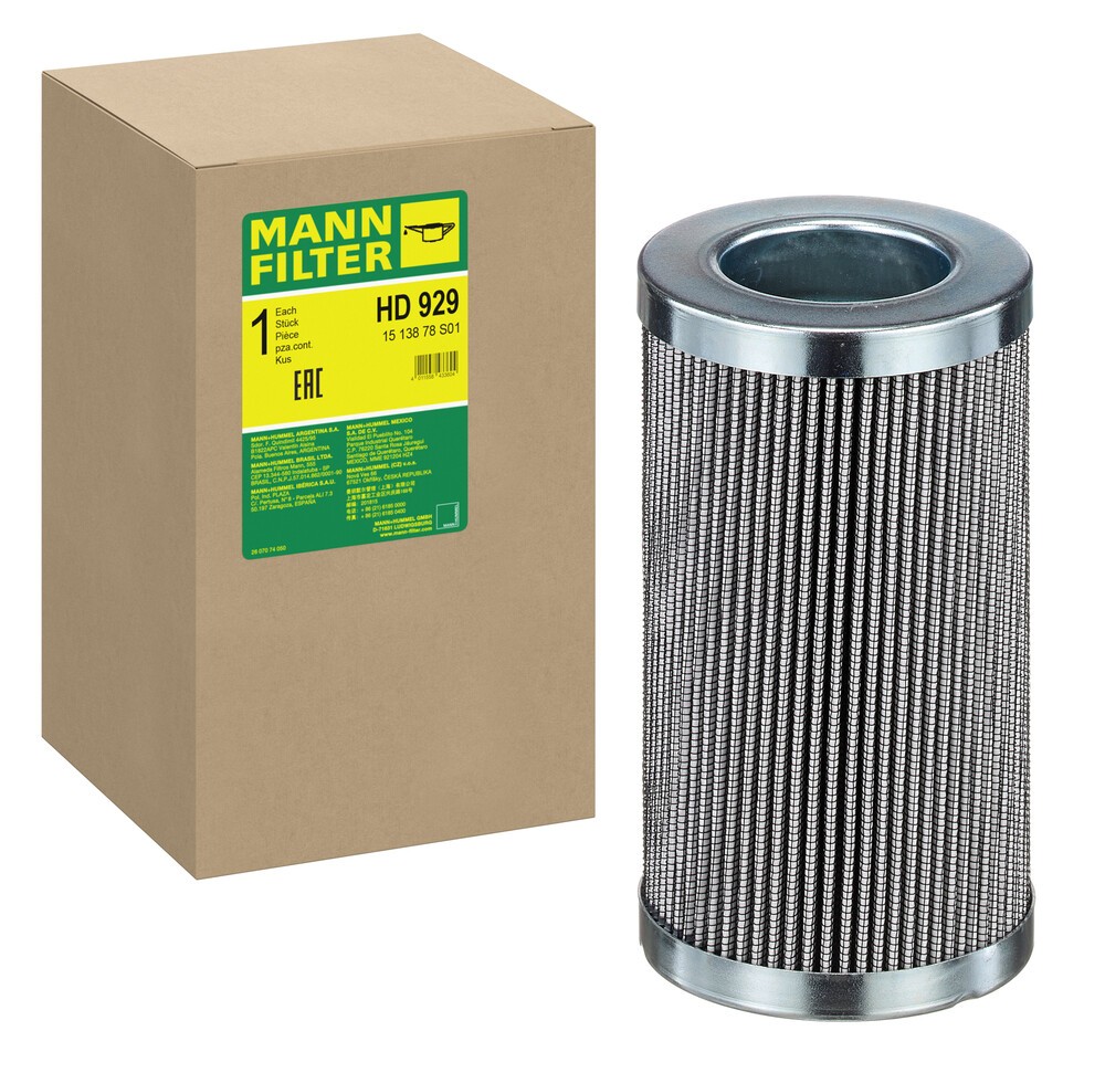MANN-FILTER Filter, operating hydraulics Article number: HD 929 cheaply