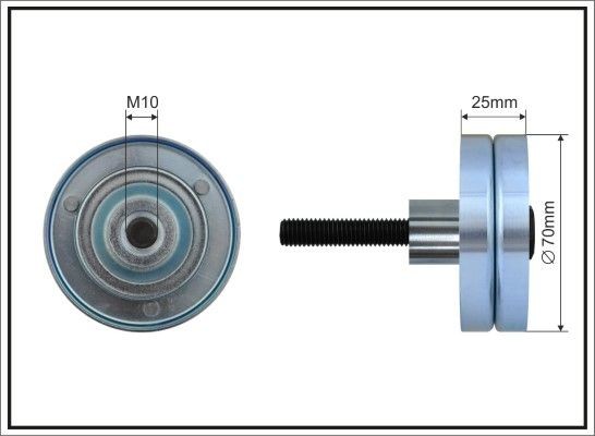 CAFFARO Deflection / Guide Pulley, v-ribbed belt Article number: 359-55 cheaply
