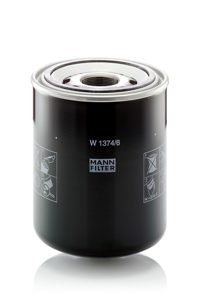 MANN-FILTER Filter, operating hydraulics Article number: W 1374/6 cheaply