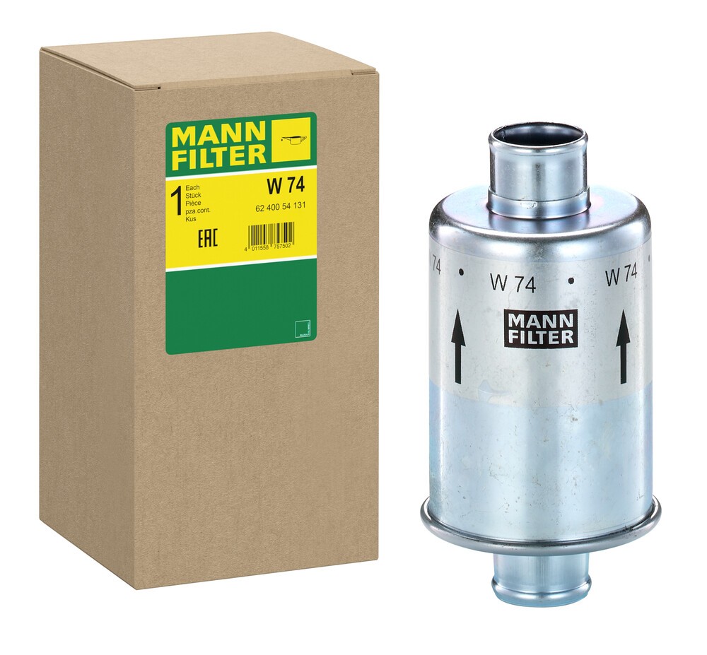 MANN-FILTER Filter, operating hydraulics Article number: W 74 cheaply