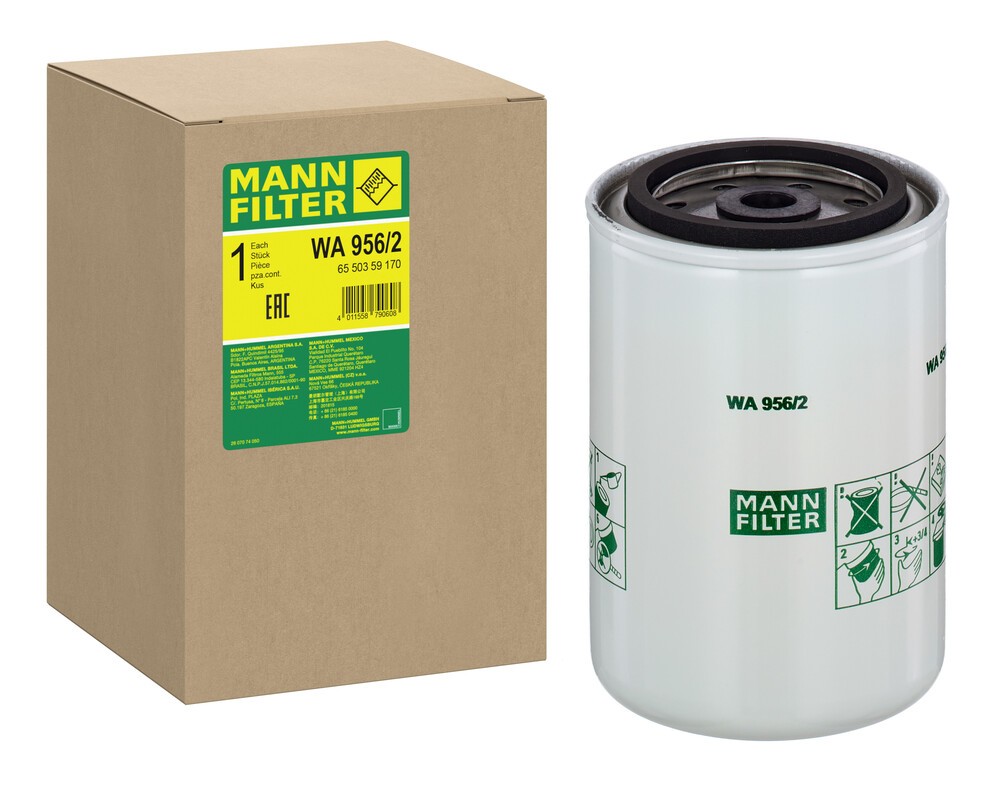 MANN-FILTER Coolant Filter Article number: WA 956/2 cheaply