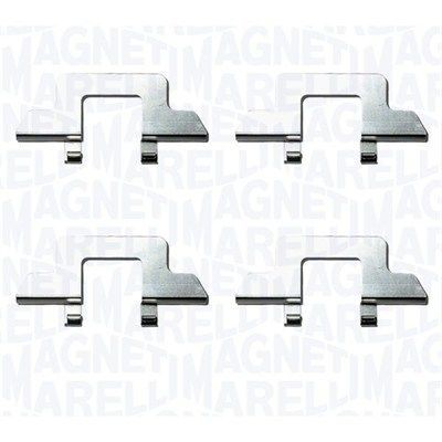 MAGNETI MARELLI 363915110061 Monteringssæt til bremseklodser C3 1.4 i Bivalent 73 HK Benzin/naturgas (CNG) 2013
