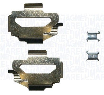 MAGNETI MARELLI 363915110067 Комплект принадлежности, дискови накладки SCUDO 2.0 JTD 94 K.C. дизел 2006