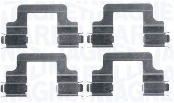 MAGNETI MARELLI 363915110086 Monteringssæt til bremseklodser A8 S8 plus 4.0 quattro 605 HK Benzin 2018