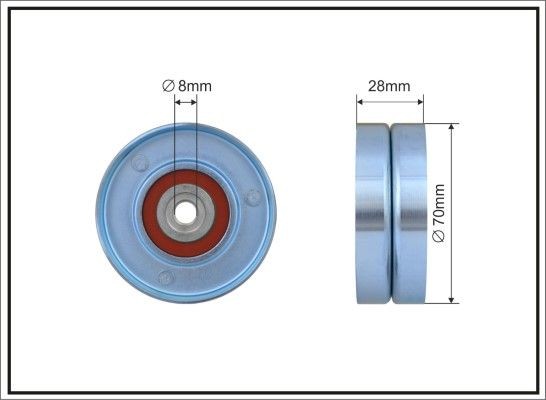 CAFFARO Deflection / Guide Pulley, v-ribbed belt Article number: 370-14 cheaply