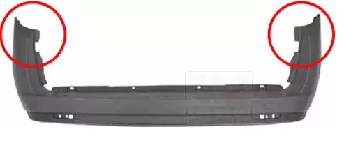VAN WEZEL 3706544 Задна броня COMBO 2.0 CDTI (C26, D26, E26, C05) 135 K.C. дизел