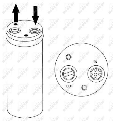 NRF Control Valve, compressor Article number: 38439 cheaply