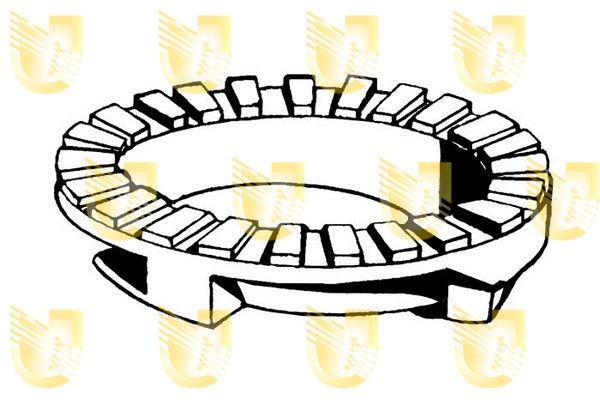 UNIGOM Supporting Ring, suspension strut bearing Article number: 390150 cheaply