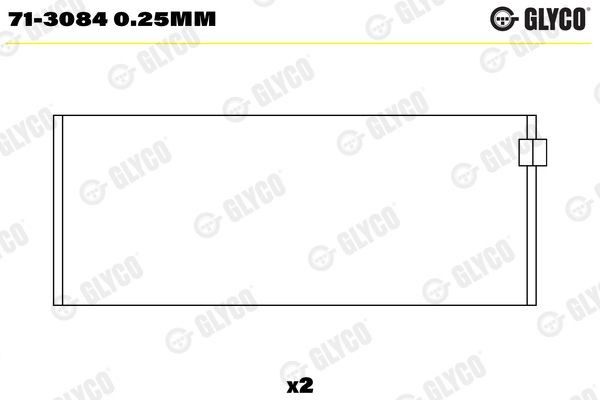 GLYCO Kepsulaager Artikli number: 71-3084 0.25mm soodsalt