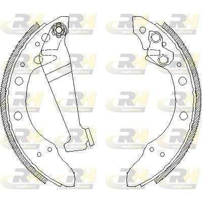 ROADHOUSE Brake Shoe Set Article number: 4046.00 cheaply
