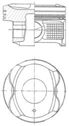 KOLBENSCHMIDT Piston Article number: 41250600 cheaply