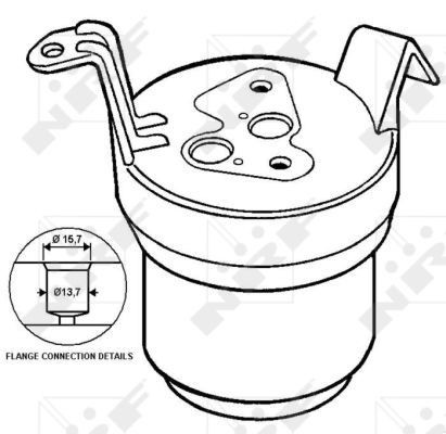 NRF Air conditioning evaporator Article number: 36145 cheaply