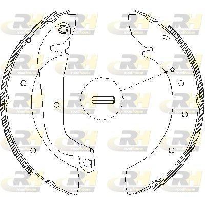 ROADHOUSE Brake Shoe Set Article number: 4178.00 cheaply