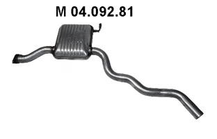 EBERSPÄCHER Front Silencer Article number: 04.092.81 cheaply