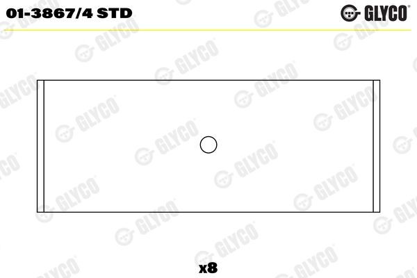 GLYCO Big End Bearings Article number: 01-3867/4 STD cheaply