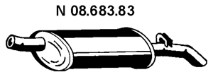 EBERSPÄCHER Lõppsummuti Artikli number: 08.683.83 soodsalt